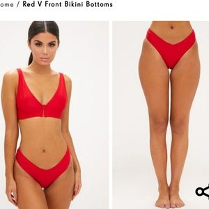 *New* Red Bikini Bottoms NWT